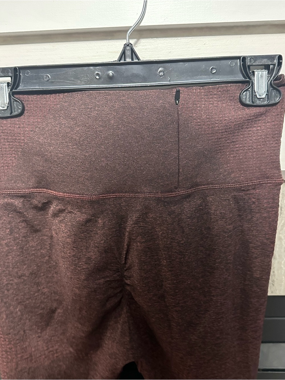 Gymshark Burgundy Seamless High Waisted Scrunch Bum Leggings - Picture 5 of 7